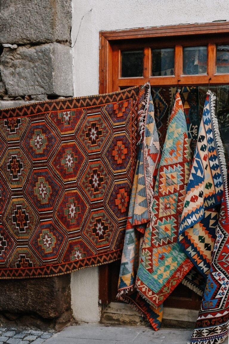 Rugs Hanging Outside